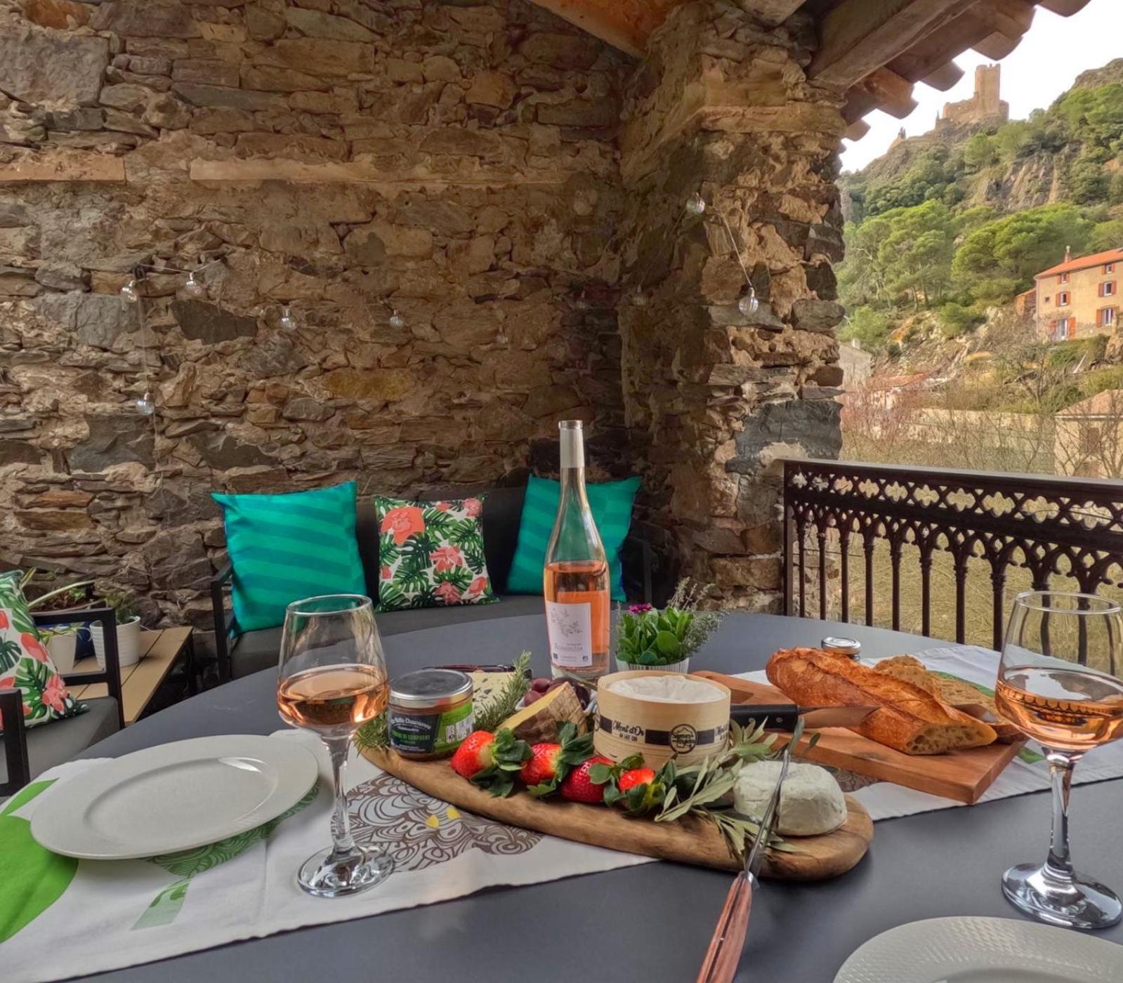 4 Star Cabaret Lastours 4 Chateaux Amazing Cathar Landmark Private Luxury 4 Star Air Conditioned Terrasse With Views מראה חיצוני תמונה